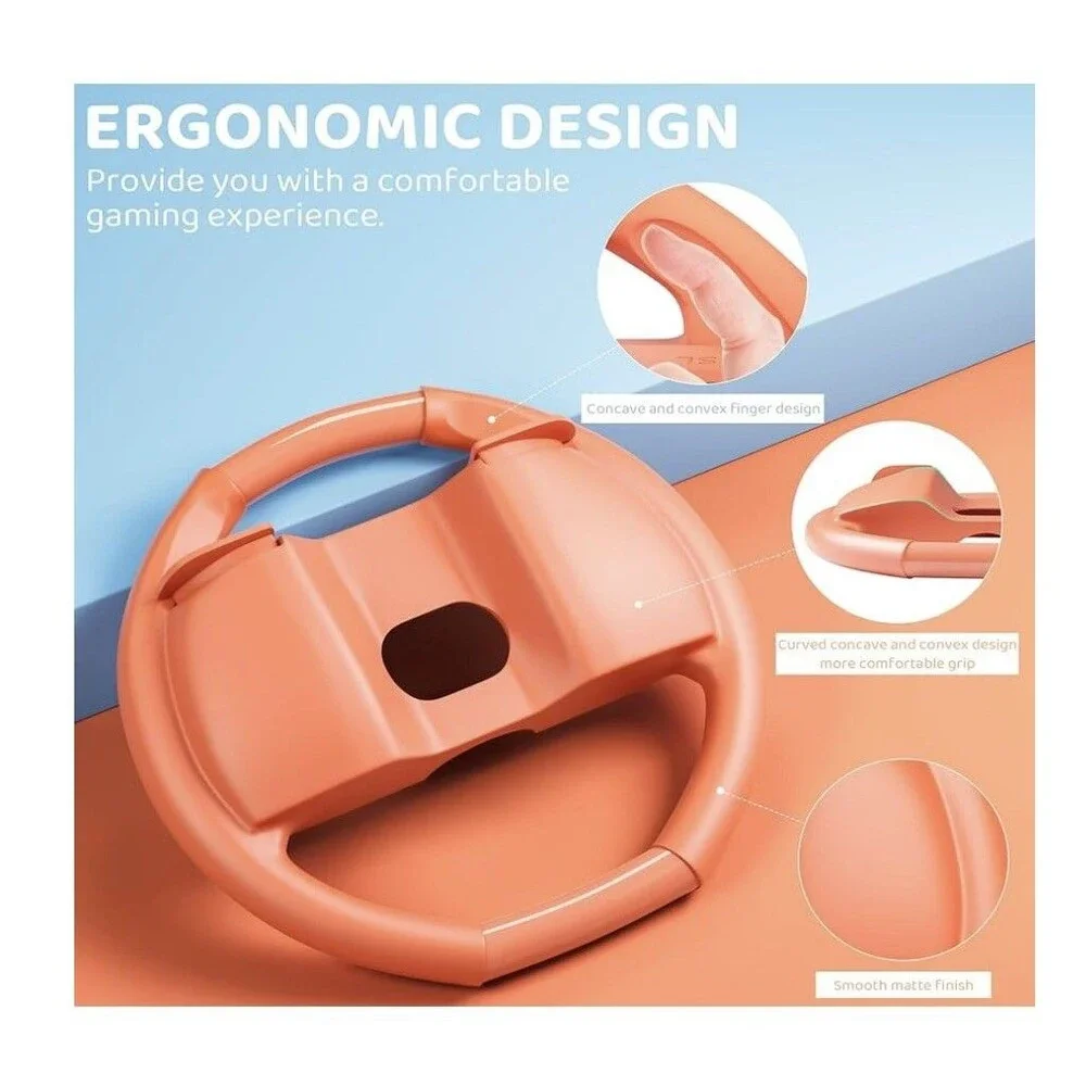Nintendo Switch 2 Joy-Con Wheel Set (2-Pack) Racing Steering Wheel Attachments